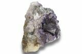 Purple Cubic Fluorite Crystal Cluster - Cave-In-Rock #246729-1